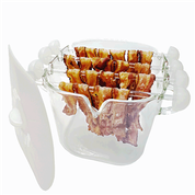 Регулируемая среда для микроволновой стеклянной плиты бекона