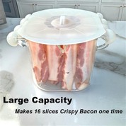 Микроволновая стеклянная плита с большой емкостью.