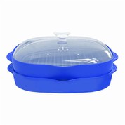 Микроволновая плита из бекона с крышкой