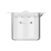 Микроволновая стеклянная банка бекона с ручками